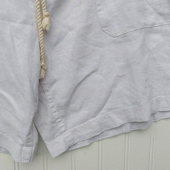 Fresh Produce Del Mar Linen Shorts White Size L NWT L Bermuda Womens MSRP $65 - Picture 8 of 15